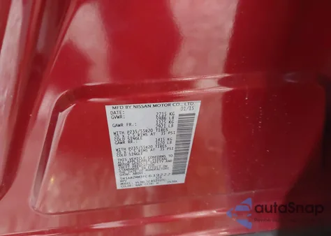 2015 Nissan Pathfinder Platinum from USA, damaged, VIN 5N1AR2MM3FC639222